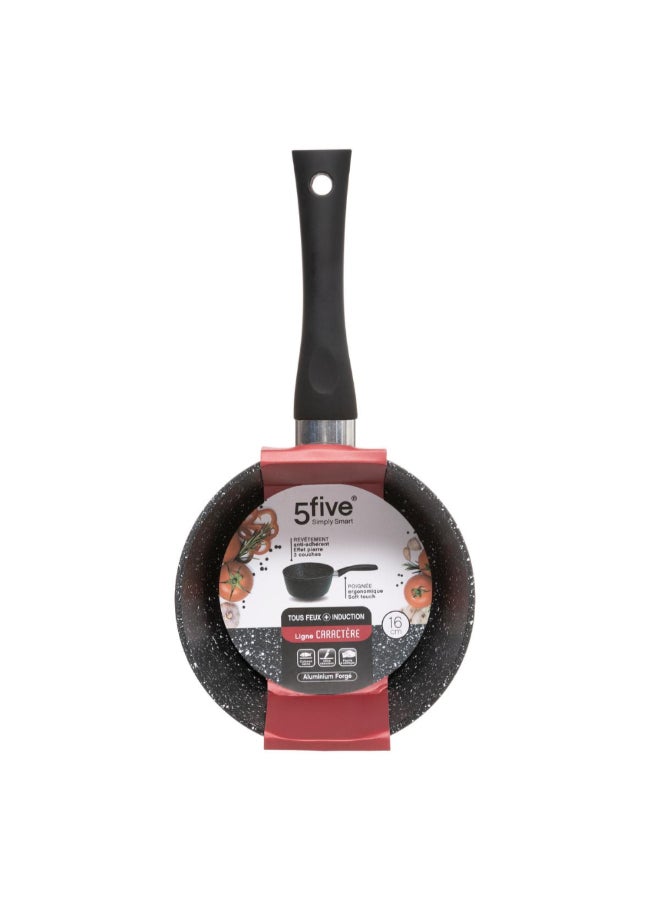 Five Simply Smart Caractere Forged Aluminium Saucepan Black 16 cm 111005 - Image 3