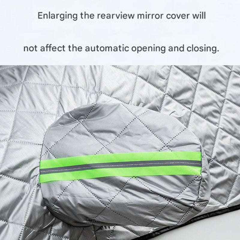 Car Windshield Snow Covers for Mitsubishi e-Evolution eK eK X,Windshield Cover for Ice and Snow Shade Blocks Winter Frost Hail Protector Accessories,245 * 145cm - Image 5