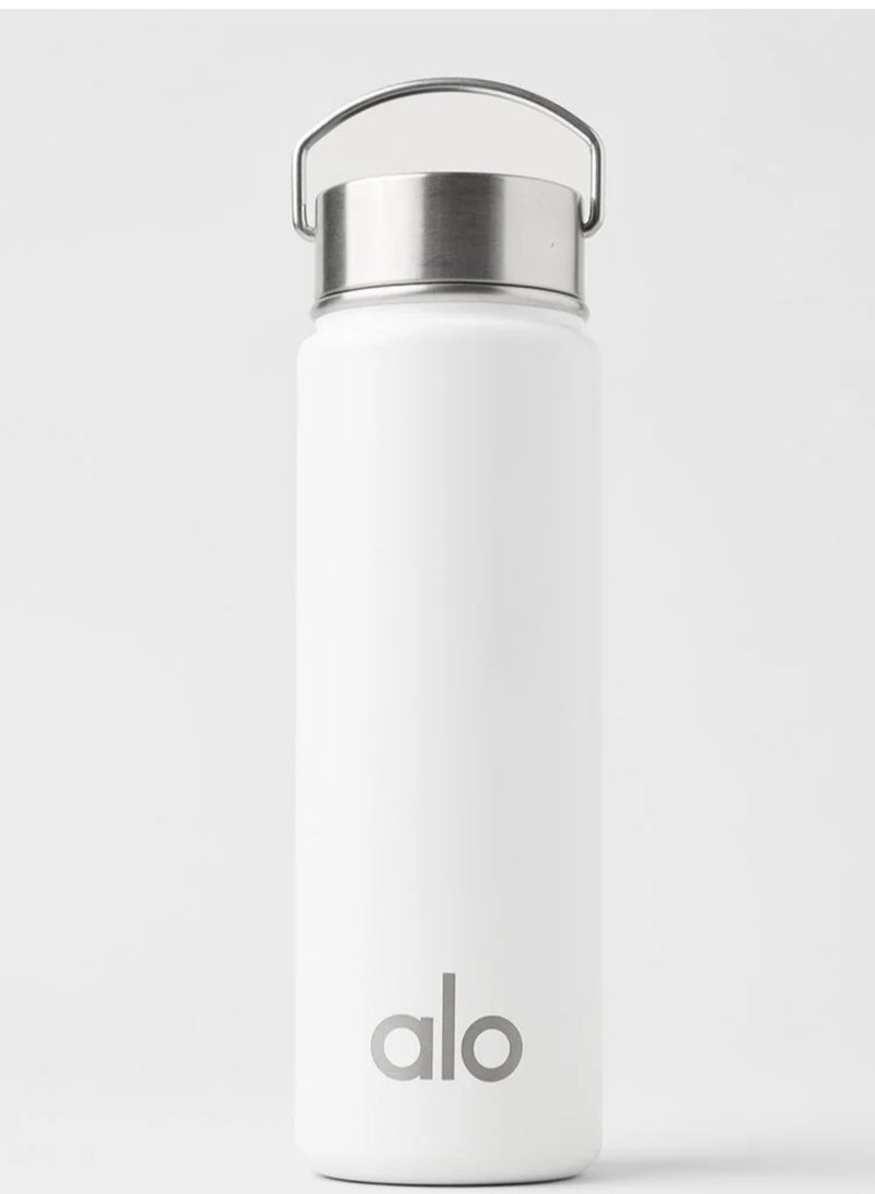 ألو Stainless steel vacuum insulated thermos, suitable for holding water, iced tea, hot tea, etc., with a capacity of 710 ml - Image 1