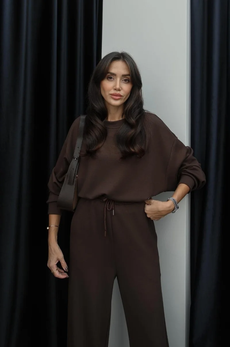 Havoş Brown Claire Modal Tracksuit