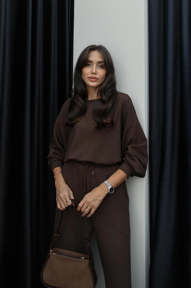 Havoş Brown Claire Modal Tracksuit - Image 4