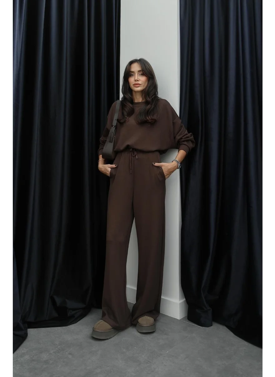 Havoş Brown Claire Modal Tracksuit