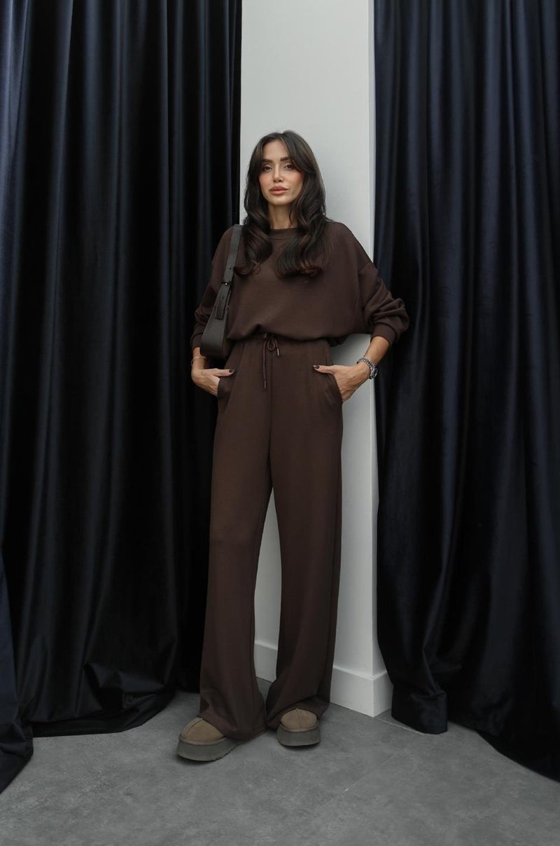Havoş Brown Claire Modal Tracksuit - Image 2