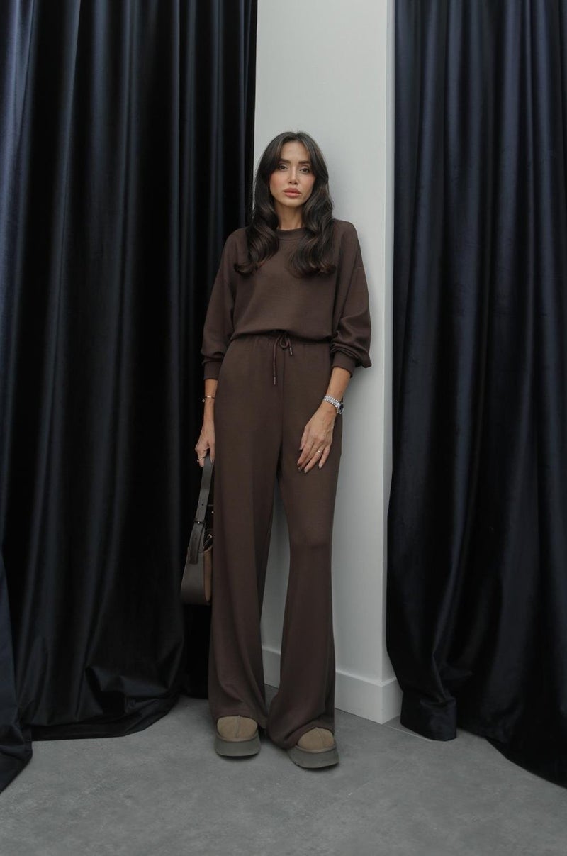 Havoş Brown Claire Modal Tracksuit - Image 1