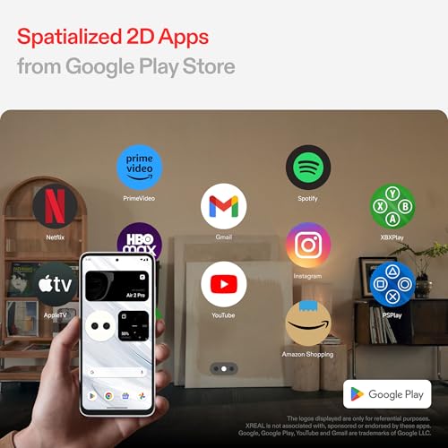 XREAL Beam Pro, The AR Glasses Spatial Computing Companion, 3D Cameras, Android 14, Supports All Google Play Store Apps, Multiple Spatial Experiences for Movies, TV and Gaming, FHD 1080p (6G+128G) - Image 2