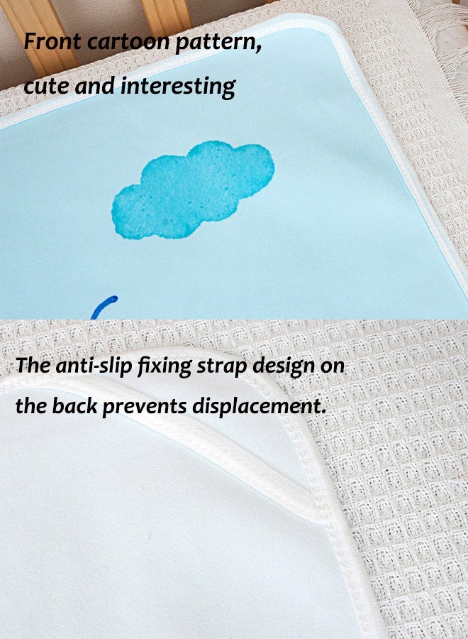 Aissiora 50x70 cm Waterproof baby pads, baby pee pads, Crib waterproof mat Reusable incontinence pads, Suitable for children, the elderly, women and pets - Image 4