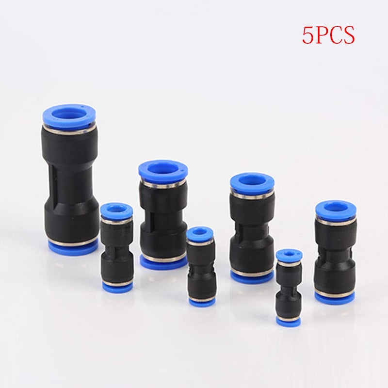 WARP WARP Pneumatic Connector 5 Pieces Vacuum PU Parts Speed Quick Fittings Metric Equal Air Line Straight Push Connectors 8 mm  - Image 5
