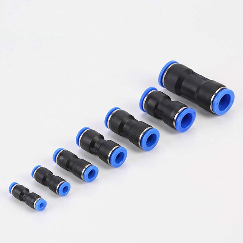 WARP WARP Pneumatic Connector 5 Pieces Vacuum PU Parts Speed Quick Fittings Metric Equal Air Line Straight Push Connectors 8 mm  - Image 3