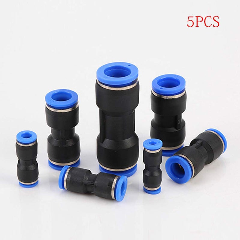 WARP WARP Pneumatic Connector 5 Pieces Vacuum PU Parts Speed Quick Fittings Metric Equal Air Line Straight Push Connectors 8 mm  - Image 4