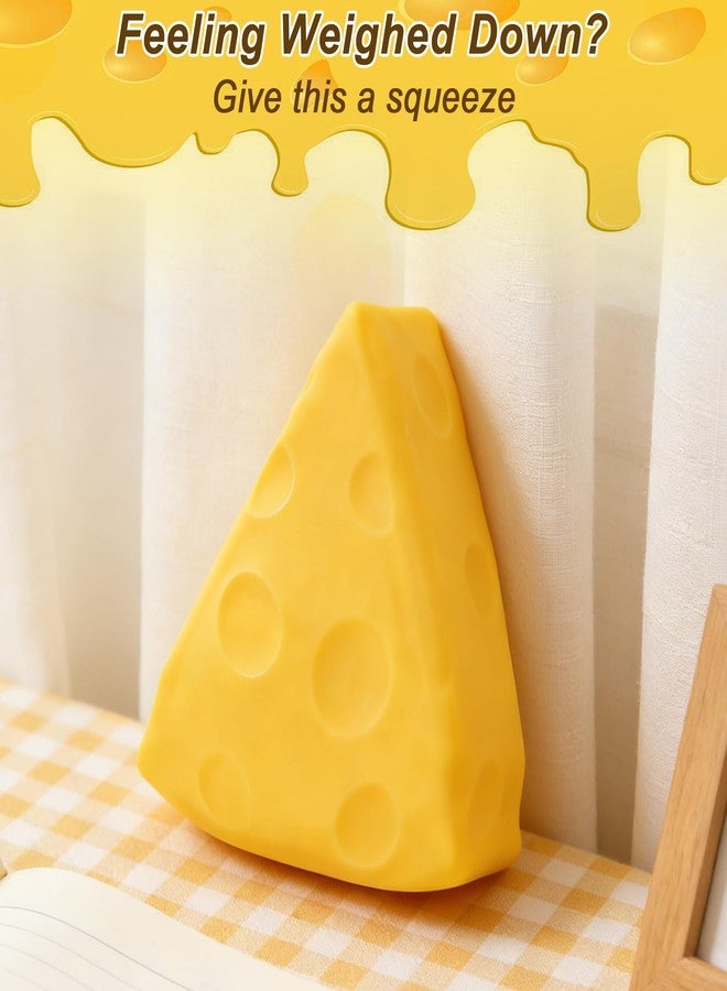 Cevly Big Taba Squishy Cheese,Squeeze Toys Cheese Block for Stress & Anxiety Relief,Slow Rising Fidget Sensory Toy for Adults and Kids,Perfect for Focus & Fun - Image 5