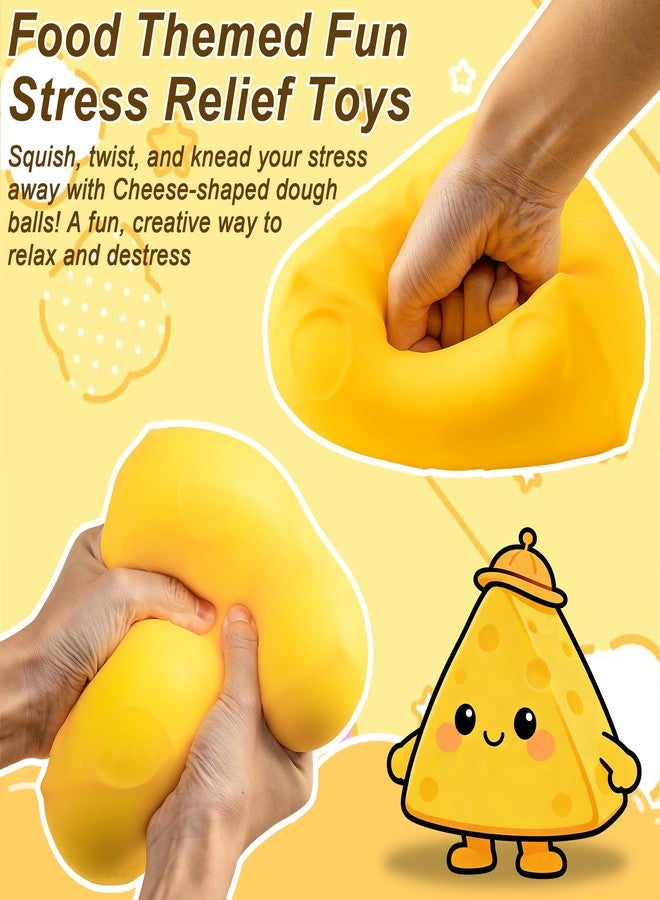 Cevly Big Taba Squishy Cheese,Squeeze Toys Cheese Block for Stress & Anxiety Relief,Slow Rising Fidget Sensory Toy for Adults and Kids,Perfect for Focus & Fun - Image 4