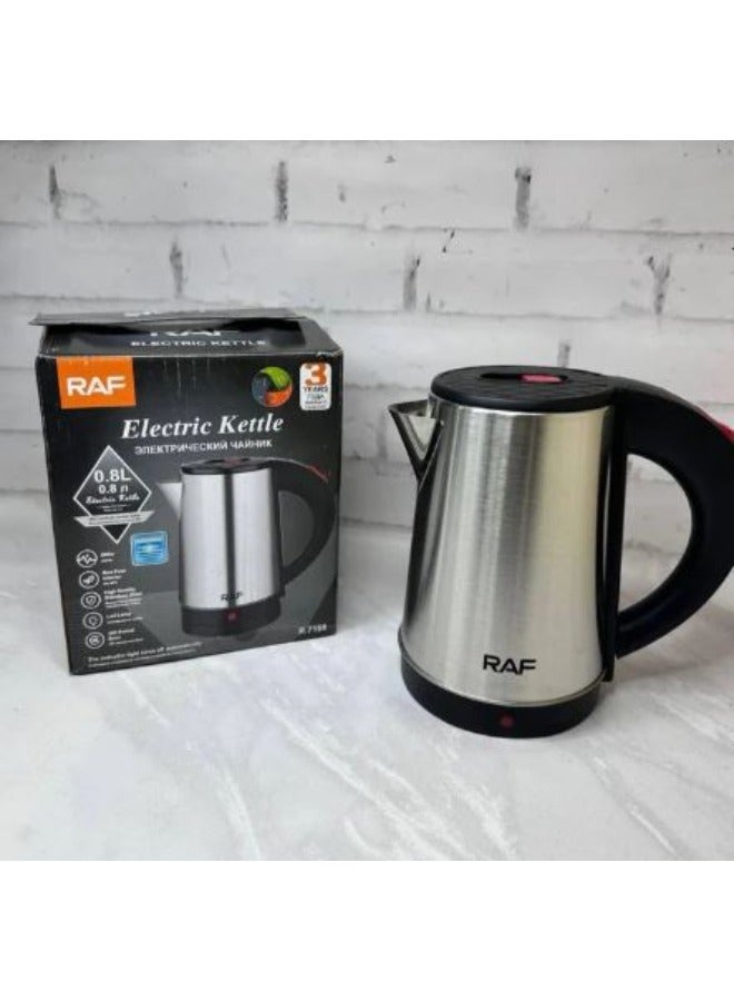 آر إيه أف غلاية كهربائية سعة 0.8 لتر، قوة 800 واط، استانلس ستيل - R.7188 - Image 4