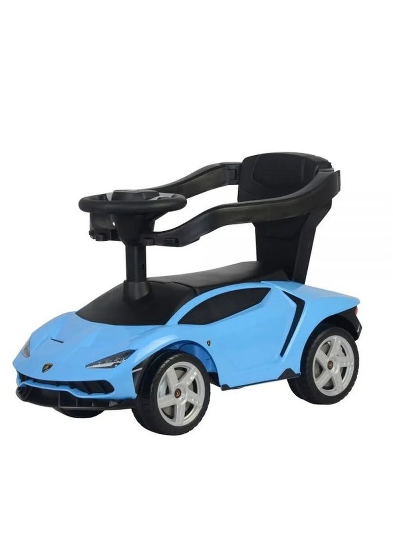 LAMBORGHINI - Lamborghini Centenario Handle Pusher Rideon Car - Blue - Image 1