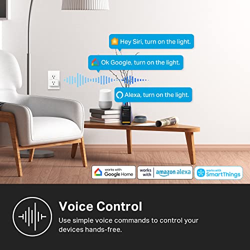 Kasa Smart Plug, Matter Compatible, Energy Monitoring, Compact Design, 15A/1800W Max, Super Easy Setup, Works with Apple Home, Alexa & Google Home, UL Certified, 2.4G Wi-Fi Only, White, KP125M(2-Pack) - Image 5