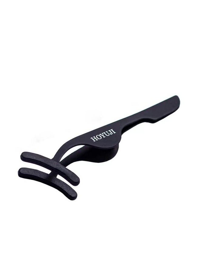 HOYUJI - False Eyelash Curler Eyelash Extender Silicone Cover Tweezer Eyebrow Eyelash Tweezer Remove Magnetic Eyelashadjust And Repair Eyelashes (Black) - Image 1