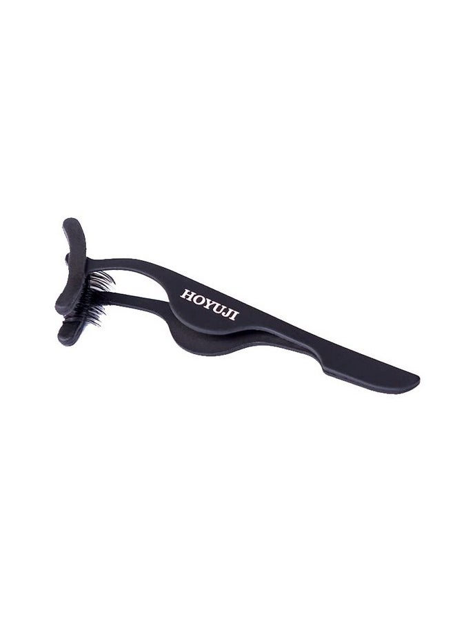 HOYUJI - False Eyelash Curler Eyelash Extender Silicone Cover Tweezer Eyebrow Eyelash Tweezer Remove Magnetic Eyelashadjust And Repair Eyelashes (Black) - Image 1