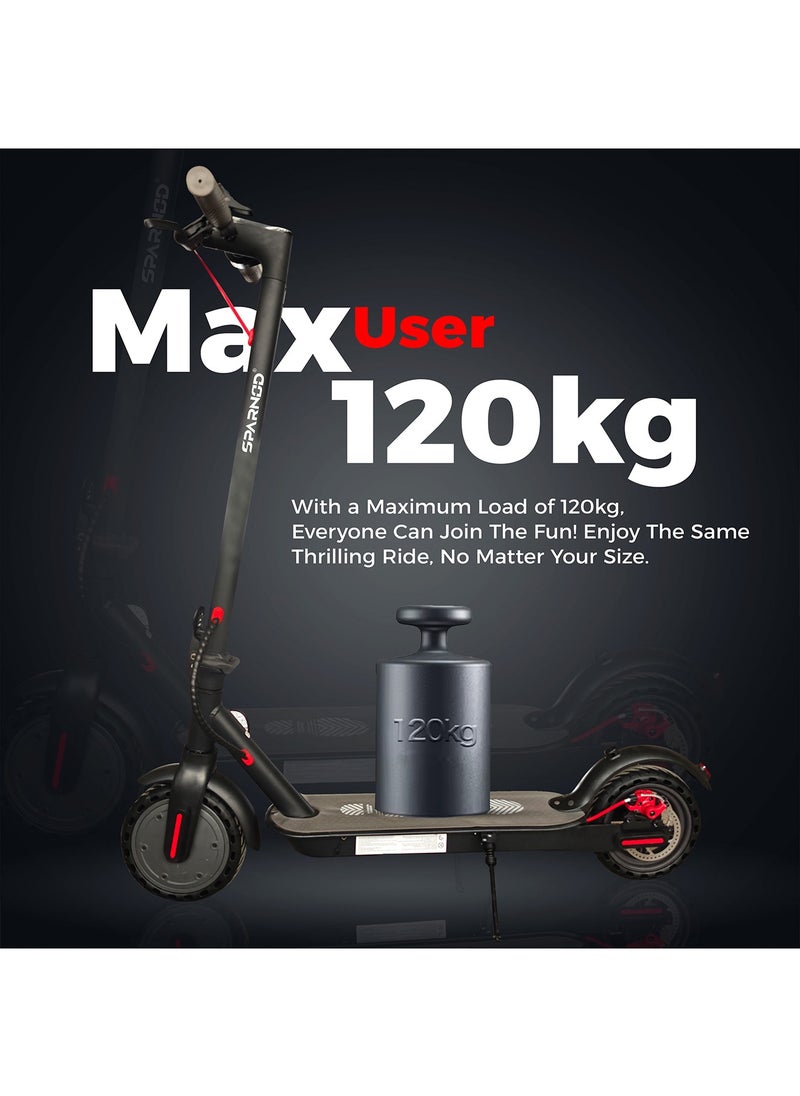 S8 Foldable Electric Scooter for Adults – 25 km/h Max Speed, 25 km Max Range, 450W Peak Motor, Bluetooth App Control, 8.5" Solid Tyres, Dual Brakes, IP54 Waterproof, Lightweight Urban Commute eScooter