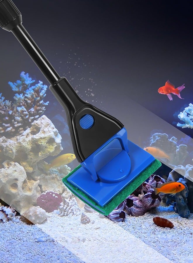 Generic Aquarium Fish Tank Cleaning Kit Tools Algae Scrapers Set 5 in 1 & Fish Tank Gravel Cleaner - Siphon Vacuum for Water Changing and Sand Cleaner (Cleaner Set)  - Image 5