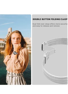 KASTWAVE Galaxy Watch 4 Strap, 20mm Watch Strap Compatible with Samsung Galaxy Watch 4 40mm 44mm/Galaxy Watch 4 Classic 46mm(2021) 42mm, Adjustable Replacement Strap for Galaxy Watch 4 Band Men Women  - Image 4