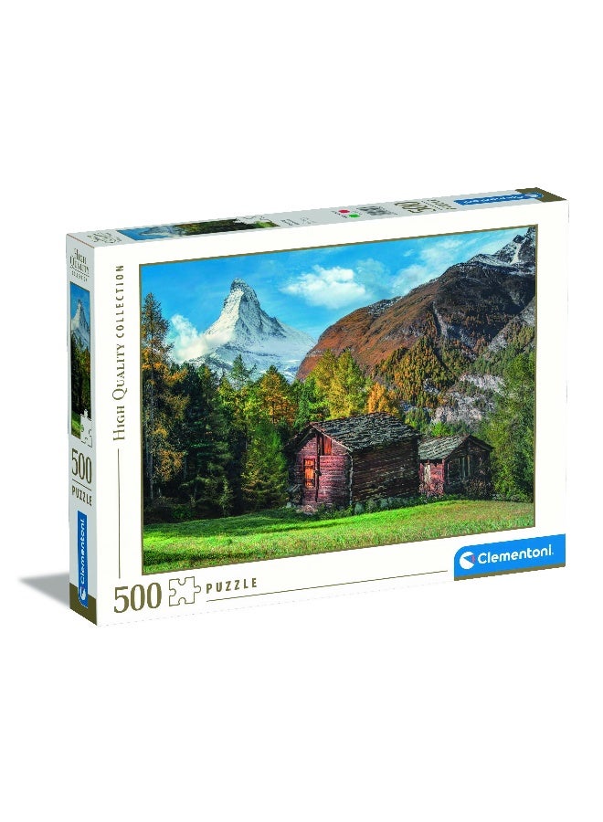 Clementoni HQC Charming Matterhorn Puzzle - 500 Pcs - Image 1