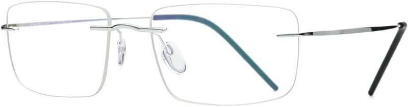 FONEX Titanium Glasses Frame,Rimless Frameless Optical Eyewear Eyeglasses for Men and Women F85634 - Image 5