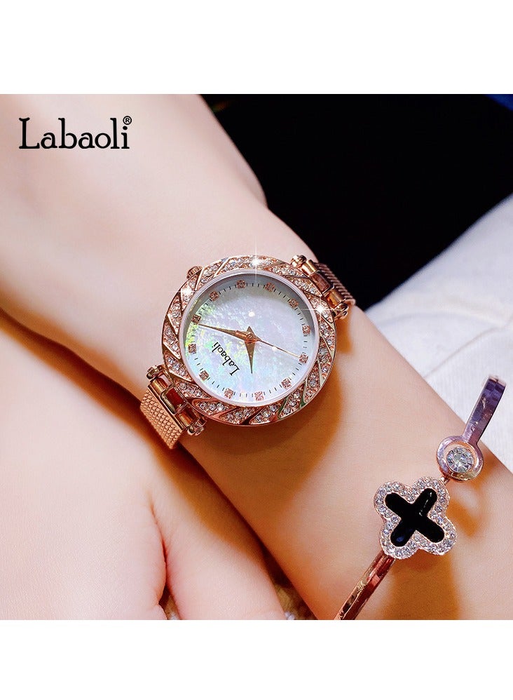 Labaoli Women's Fashion Diamond Inlaid Watch - Image 3