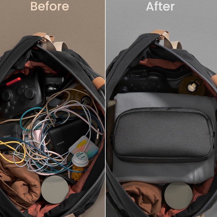 Digital Storage Bag Charger Digital Accessories Storage Bag Multifunctional Portable Leisure Travel Bag Storage - Image 5