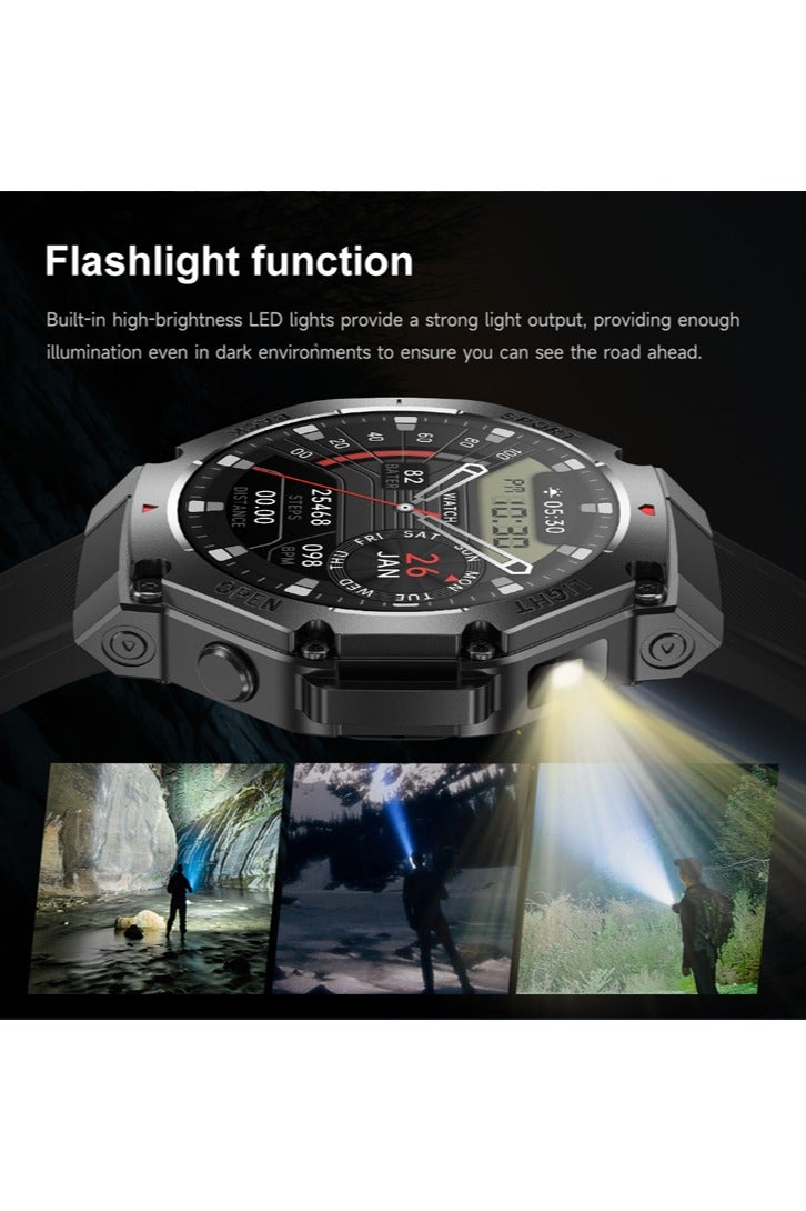 Rollstimi Tr3Max Smart Watch - Silver Brown