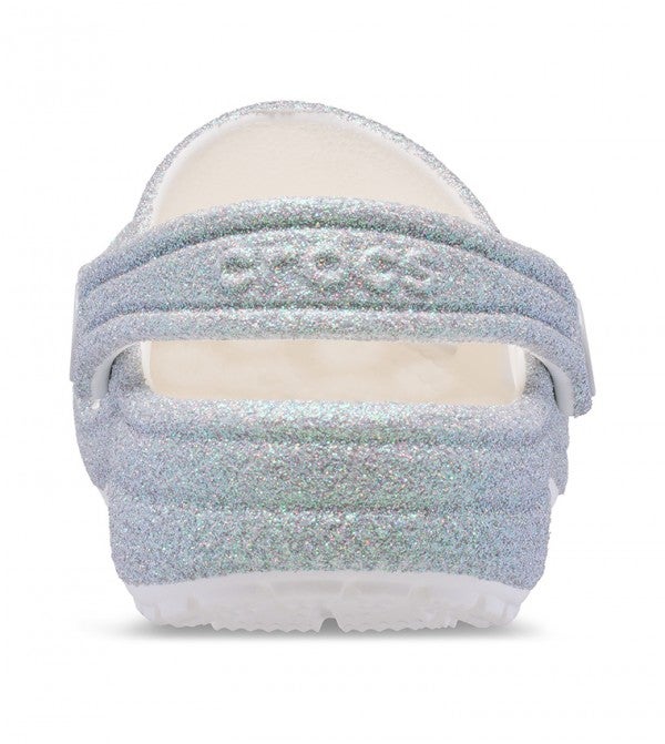 crocs Kids Classic Iridescent Glitter Clog - Image 4