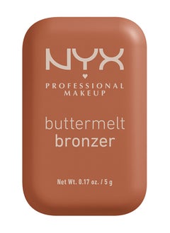 NYX PROFESSIONAL MAKEUP Buttermelt Bronzer Powder Highlighter 12 HR Wear Fade And Transfer Resistant Butta Ballin  - Image 1