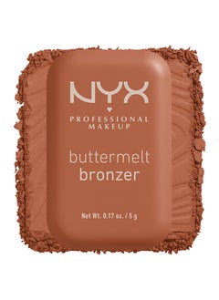 NYX PROFESSIONAL MAKEUP Buttermelt Bronzer Powder Highlighter 12 HR Wear Fade And Transfer Resistant Butta Ballin  - Image 4