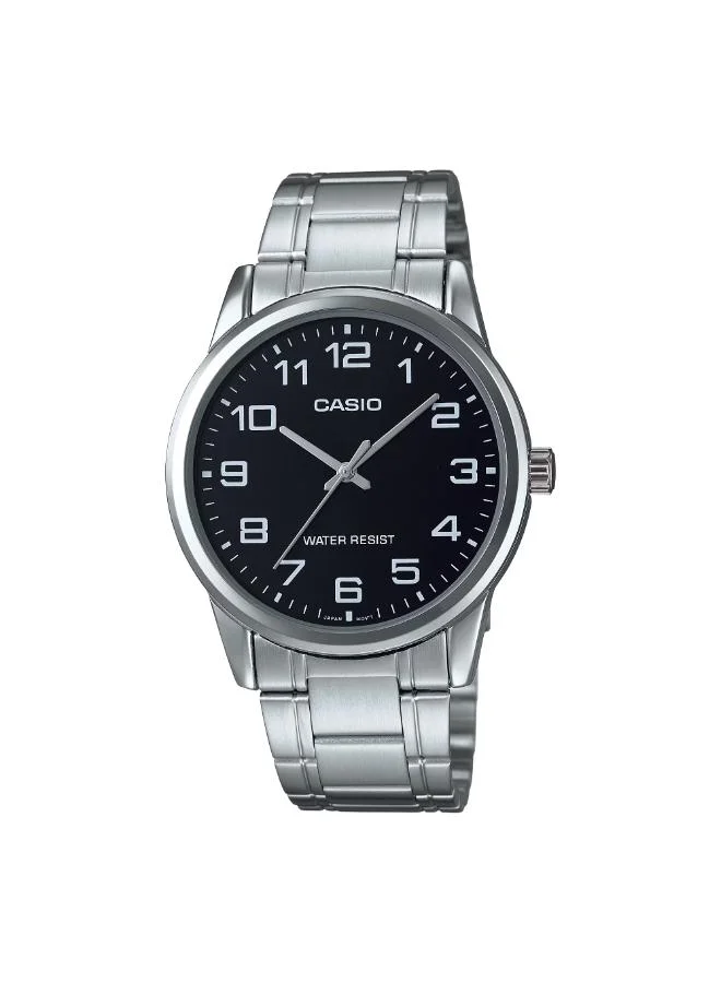 CASIO Men's Stainless Steel Analog Watch MTP-V001D-1BUDF - 38 mm