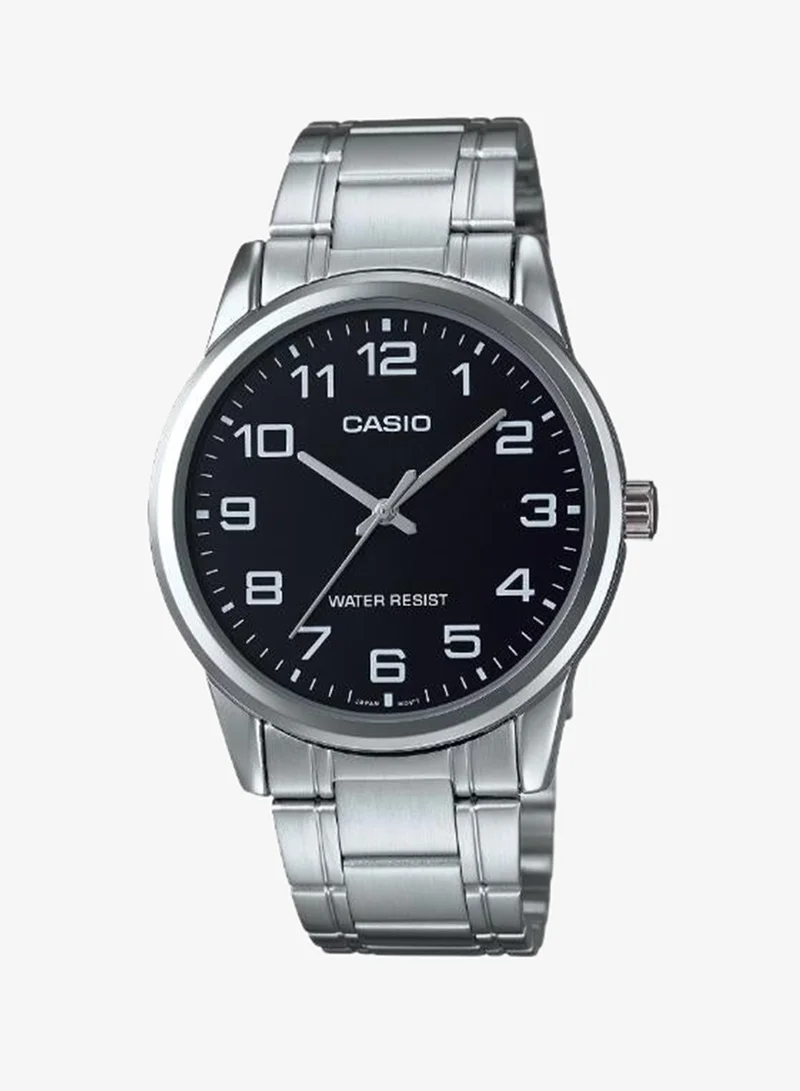 CASIO Men's Stainless Steel Analog Watch MTP-V001D-1BUDF - 38 mm