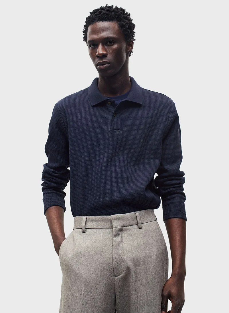 H&M Slim Fit Polo T-Shirt