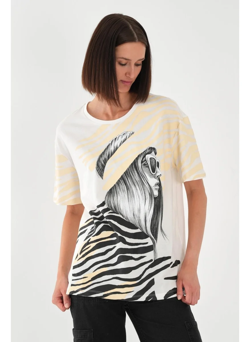 Alexander Gardi Alexandergardi Printed Short Sleeve Women's T-Shirt