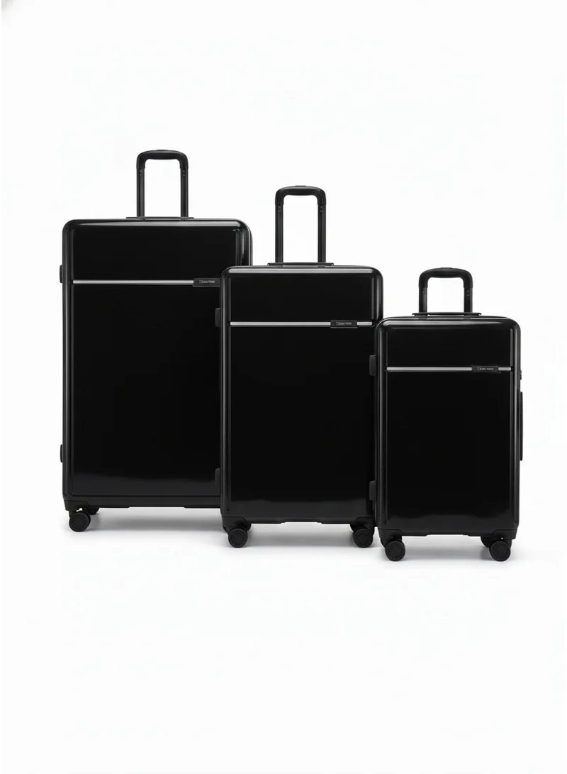 Calvin Klein  Rider Hardside Spinner Luggage On Wheels, Ultra Lightweight ABS, 4 Double Wheels  | Best Price UAE