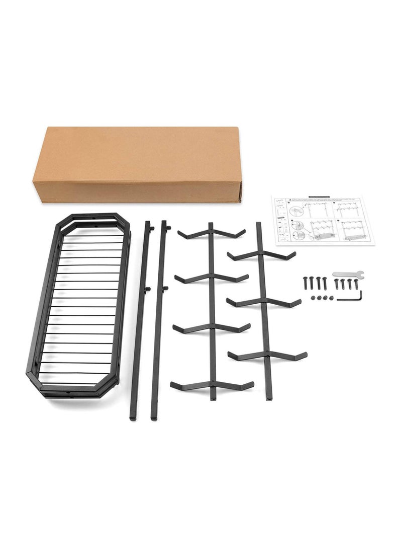 Large Coffee Mug Holder Stand Countertop, Tree Rack for 14 Mugs, 2 Tier Counter Display Storage, Metal Wire Tea Cup Holder for Coffee Station Kitchen Organizer, Not Included Mugs  - Image 3