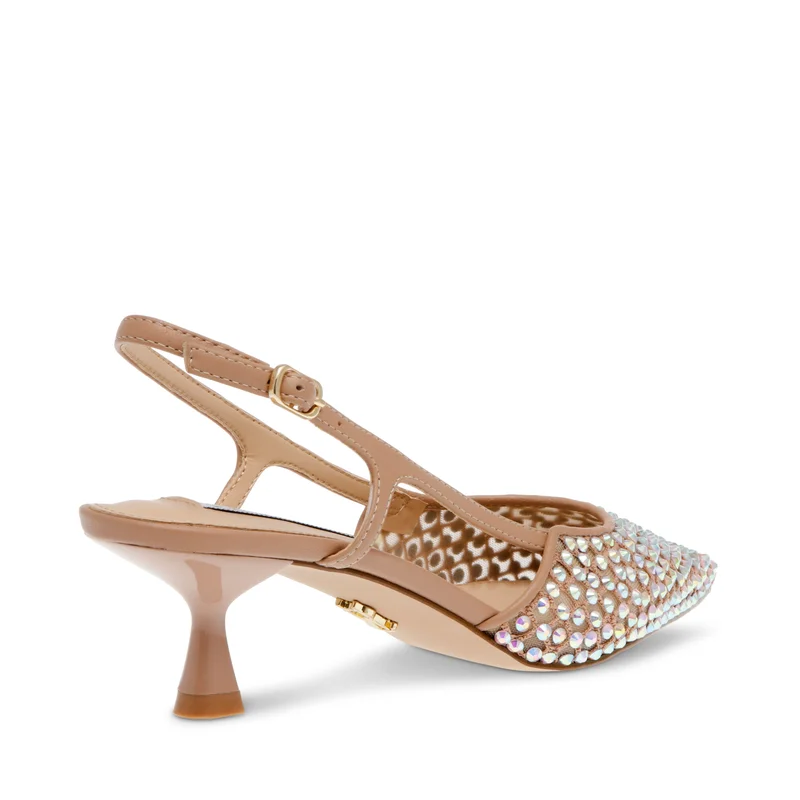 ستيف مادن Legaci Clearrhinestone Clr Rhinstn Women's Heel Sandals