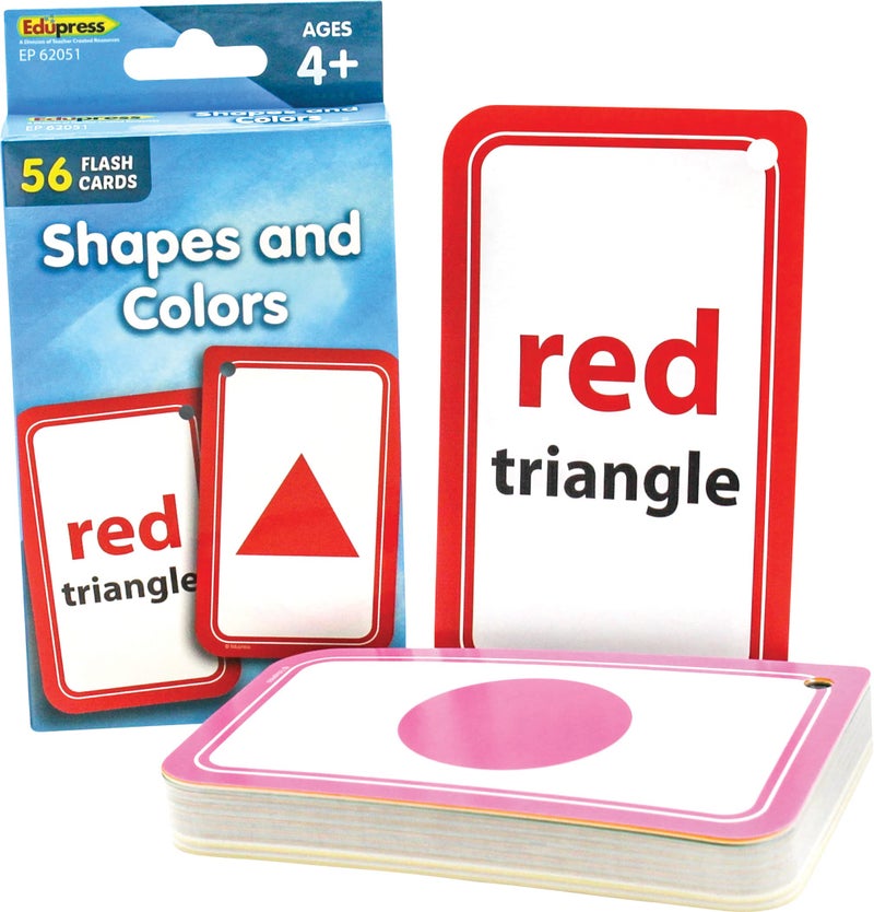 Teacher Created Resources Shapes and Colors Flash Cards (EP62051) Medium - Image 1