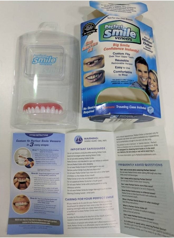 SYOSI Perfect Smile Upper Veneer False Teeth, Nature, and Comfortable, Protect Your Teeth and Regain Confident Smile  - Image 5
