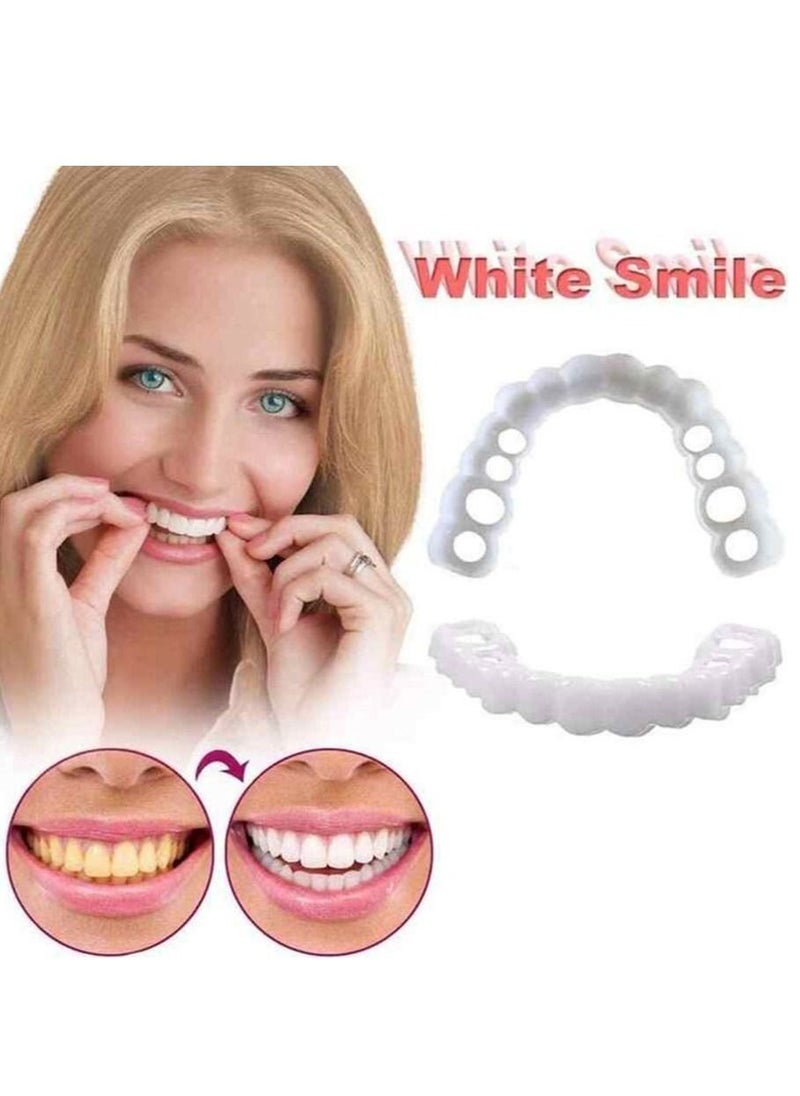 SYOSI Perfect Smile Upper Veneer False Teeth, Nature, and Comfortable, Protect Your Teeth and Regain Confident Smile  - Image 3