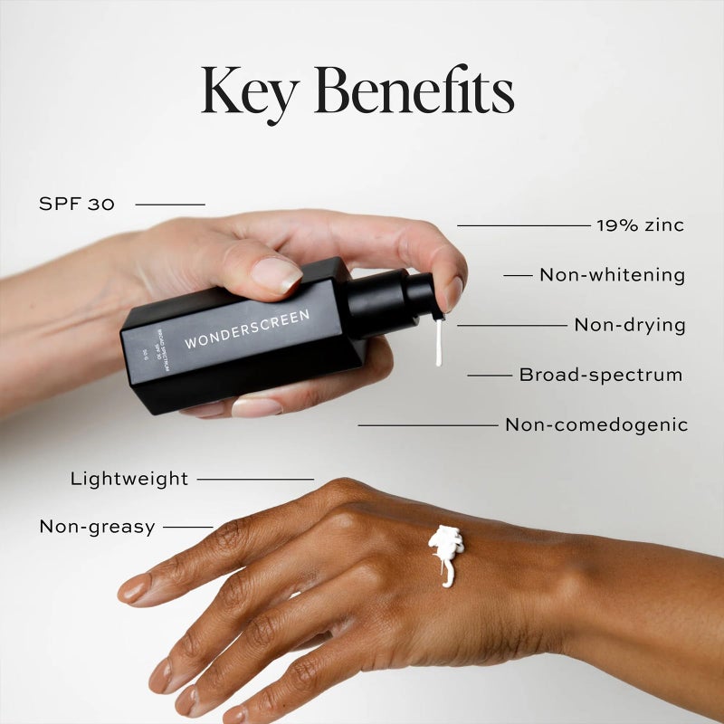 DIME Beauty Wonderscreen SPF 30, Clean, Mineral Face Sunscreen, Non-Whitening Sunscreen, Facial Sun Block, 50 G - Image 2