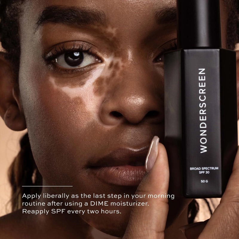 DIME Beauty Wonderscreen SPF 30, Clean, Mineral Face Sunscreen, Non-Whitening Sunscreen, Facial Sun Block, 50 G - Image 5