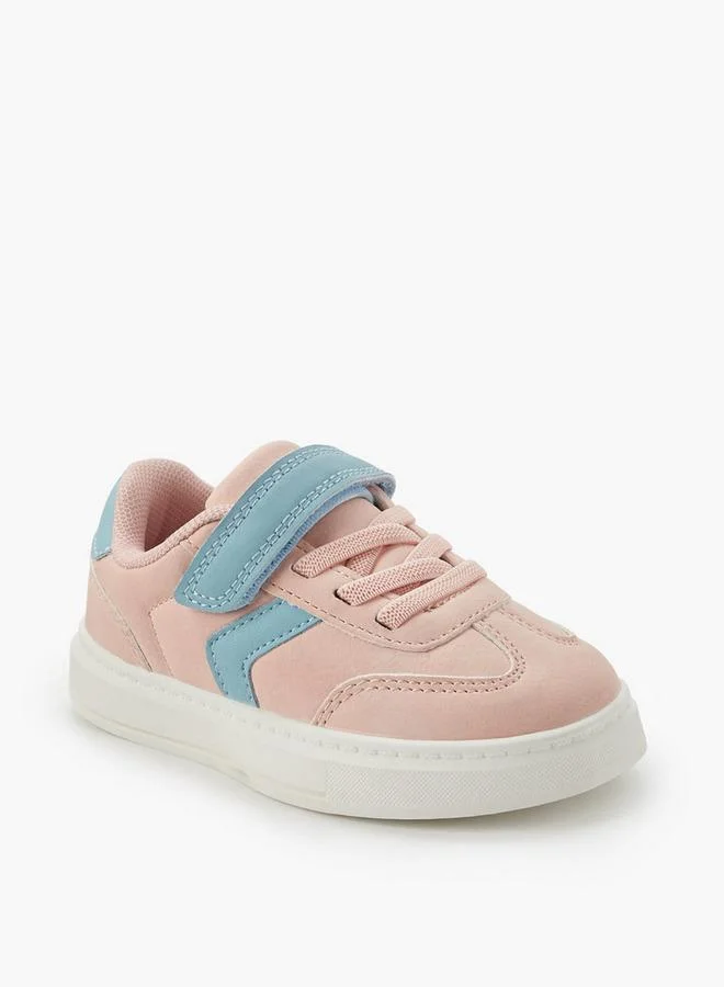 جونيورز Girls Hook & Loop Ankle School Sneakers