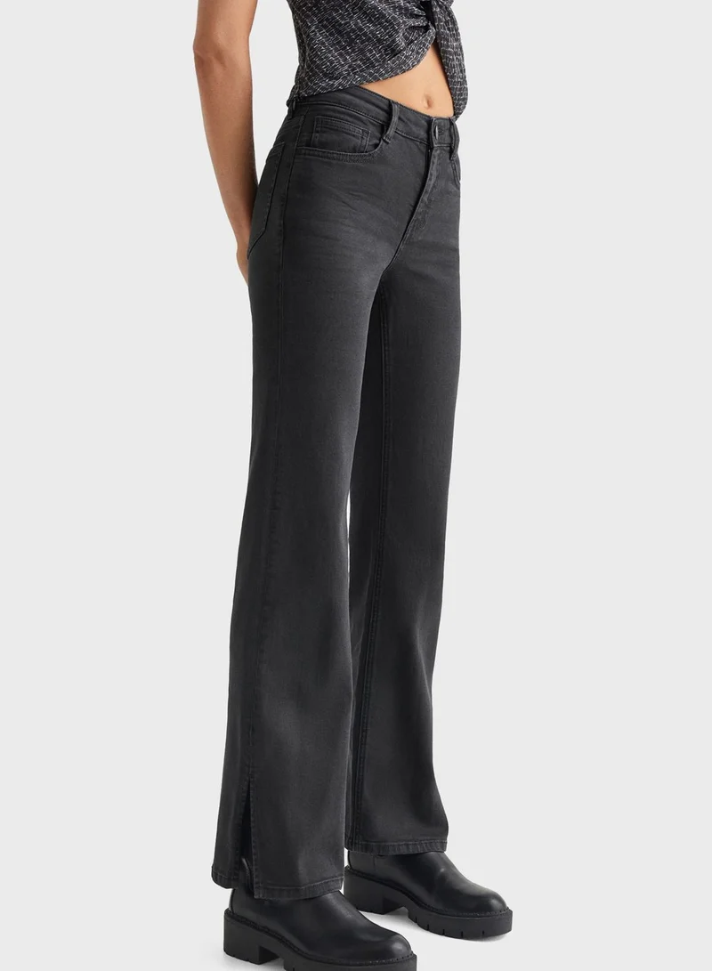 مانجو Kids Slitflar Straight Jeans