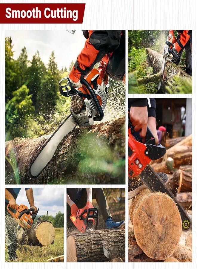 PETOX مجموعة من 3 سلاسل منشار بطول 20 بوصة، 72 وصلة قيادة، خطوة 3/8 بوصة، مقياس 0.050 بوصة، مناسبة لمناشير كرافتسمان، ريمنجتون، جرين وركس، إيرث وايز، هوسكفارنا وغيرها، من إنتاج شركة بيتوكس. - Image 4