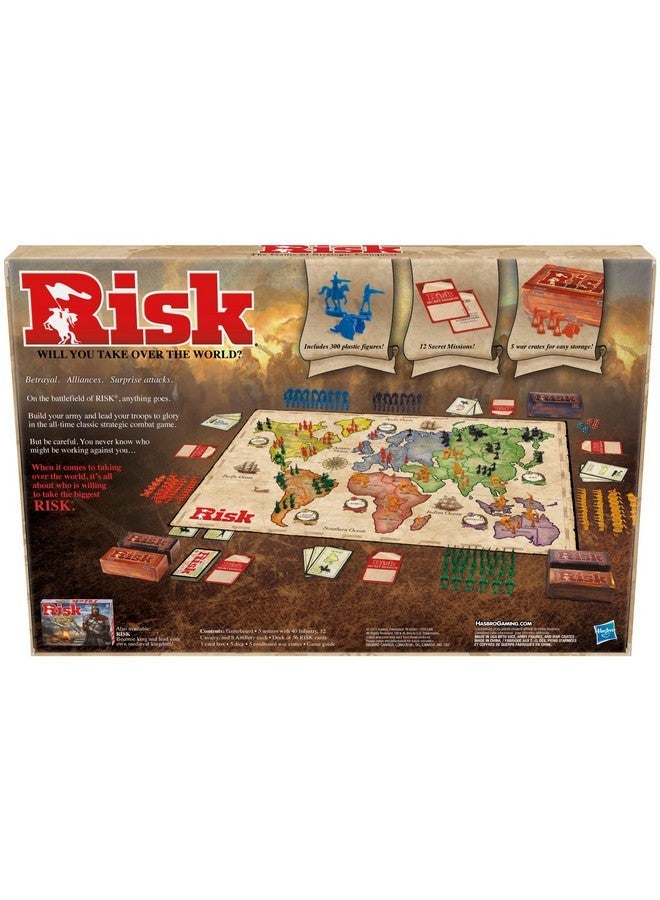 RISK Board Game Strategy Games For 2 5 Players Strategy Board Games For Teens Adults And Family War Games Ages 10 And Up - Image 2