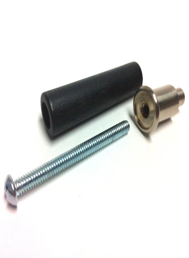 مجموعة مقبض خشبي قابل للطي من فيرمونت كاستينغز (خشب أسود مع نتوء من النيكل المصقول) 30004175K - Image 4