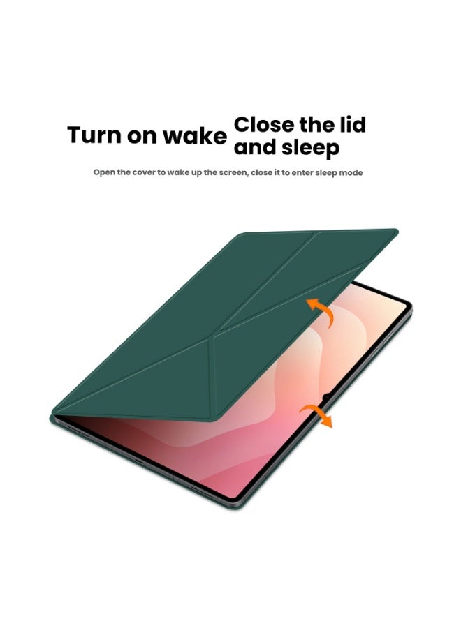 عام متوافق مع Samsung Tab S11 Ultra 2025 مقاس 14.6 بوصة، غلاف مغناطيسي واقي قابل للتحويل إلى حامل، بوظيفة النوم/الاستيقاظ التلقائي، حماية من السقوط - Image 3