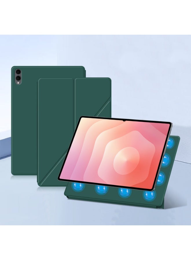 عام متوافق مع Samsung Tab S11 Ultra 2025 مقاس 14.6 بوصة، غلاف مغناطيسي واقي قابل للتحويل إلى حامل، بوظيفة النوم/الاستيقاظ التلقائي، حماية من السقوط - Image 1